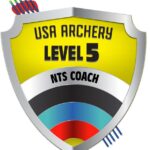 Level 5 USA Archery Coach badge